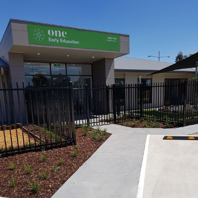 security fencing and gate melbourne childcare centre one early education epping