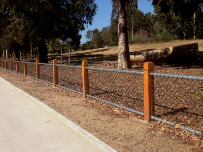 chain mesh fence park melbourne