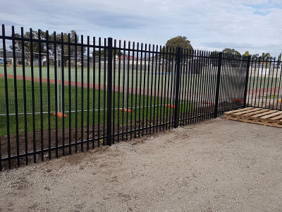tubular fence for school melbourne st albans east primary school