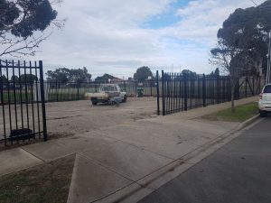 hercules fence for carpark at St Albans primary school melbourne