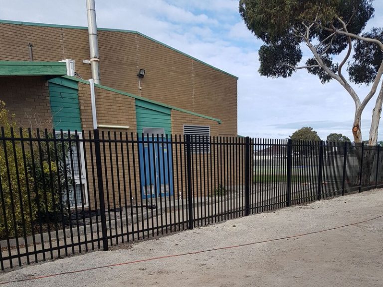 Steel rod security hercules fence st albans east primary school melboune