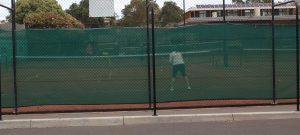 chain mesh shade cloth tennis club