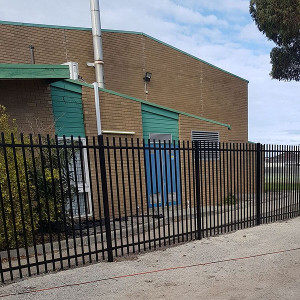 school fence melbourne st albans east primary school